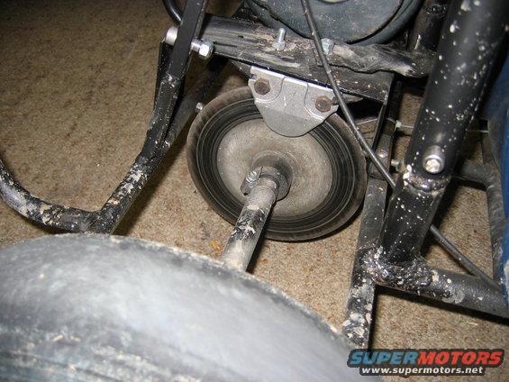comet disc brake, custom live axle