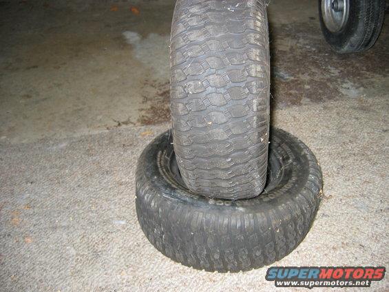 extra tires (rear)