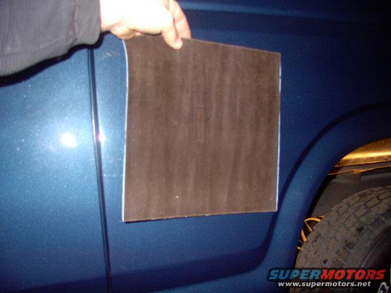 img_0004.jpg This is where, inside the outer quarter skin, that I stuck the pad. Went from ting to a deep satisfying thud in one easy step, when you rap it with your knuckles.