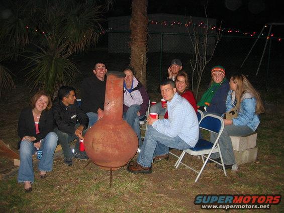 img_0295.jpg So mother nature decided to freeze us with 45 degree temps, so we fired up the bong shaped fire...thing...