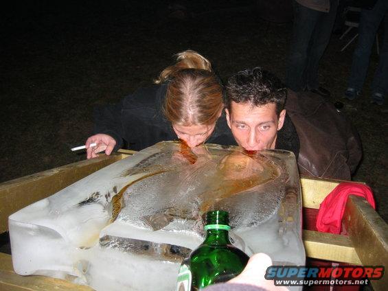 img_0313.jpg Notice her spillage that she is not drinking. Notice the fact that round 2 is about to come down the luge and I'm not even done with round 1. Take notes