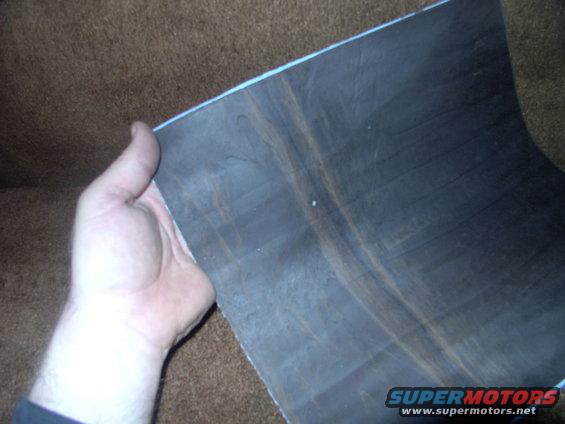 img_0075.jpg This 1/8" peel and stick sound deadening pads nearly identical to the ones used by Ford in our doors.