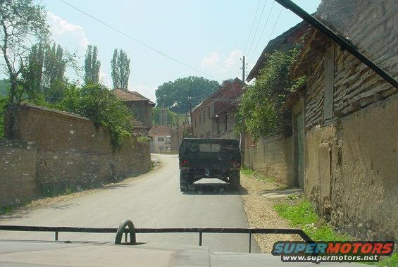 Typical width of roads and alleys in most villages