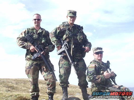 The Victors!! SGT Geiger on left, SGT Swartz in the middle, and SGT Minges on the right.