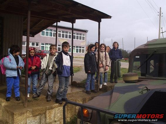 Kosovo school children