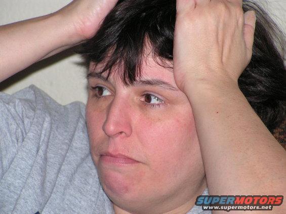 Margaret tired of me taking pics, haha