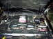 1996 Lincoln Mark VIII - The InTech V8 engine is visible under the hood of this 1996 Lincoln Mark VIII.