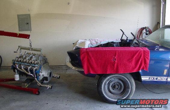 Engine Drop 427 motor 