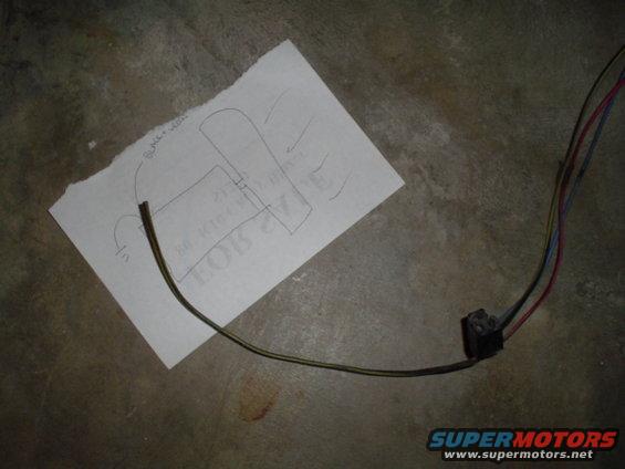 the resistor end.