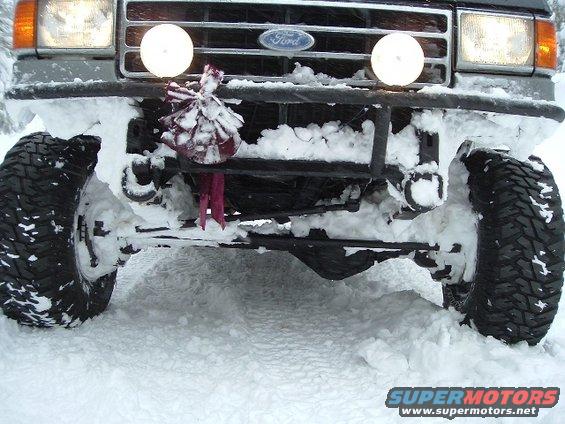 dscf0639.jpg the easy way to clean everything under your truck is to just drive into a snow drift till you get stuck and then let it all melt off