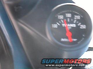 Tranny temp at 75 mph on the I10 in New Mexico.