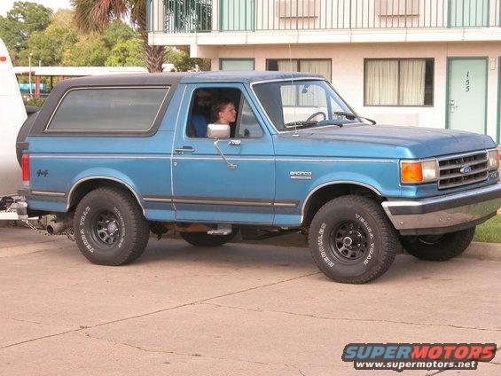 Blue with trailer