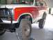 1982 Ford Bronco - This red and white Ford Bronco appears to be from the early 1980s, not specifically 1982.