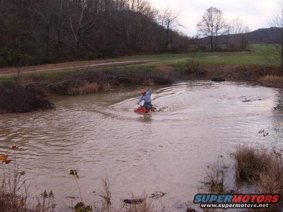 MY BROTHER SHANE IN THE POND