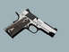 2002 Ford Taurus - A close-up view of a semi-automatic pistol against a plain background.