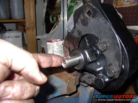 img_0049.jpg A little synthetic grease onto the shaft to help the pulley slide/pull on.