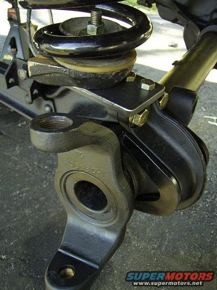 Close-up of suspension component with part number F36530-1 visible