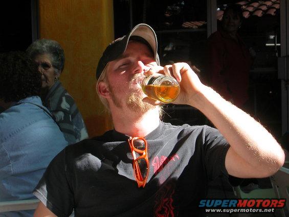 Beer break in Algodones, Mexico...