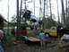 1985 Ford Bronco - Lowering it down onto the trailer