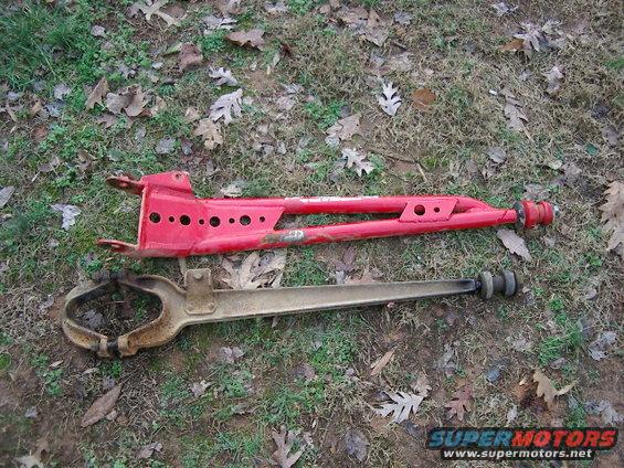Skyjacker 15" longer than stock radius arm compared to 77 F150 radius arm