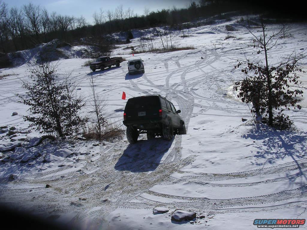 snow wheeling
