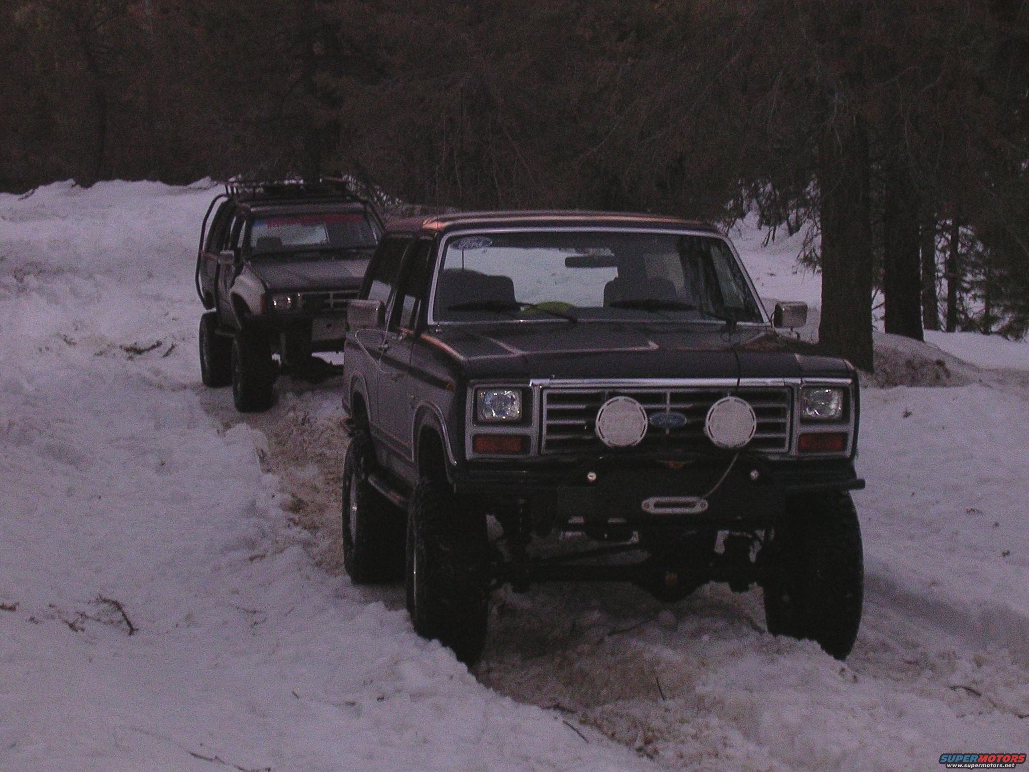 snow wheeling