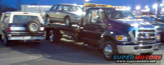 haul1.jpg My boss bought this (personally) 2 days ago, so he hauled my car away for practise.