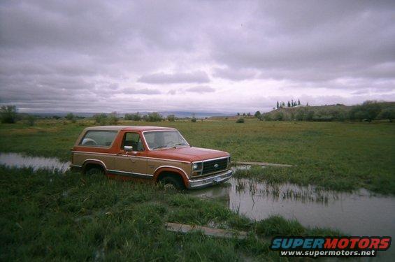 Tried to make it in 2 wheel drive. Didn't happen!