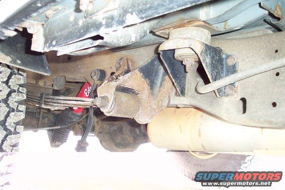 rear shock and the begining of some rust