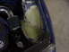 1998 Volkswagen Jetta - Close-up view of a vehicle's engine bay, showing an aftermarket air intake and areas of repair or modification.