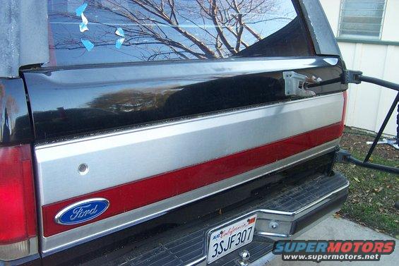 Tailgate no rust