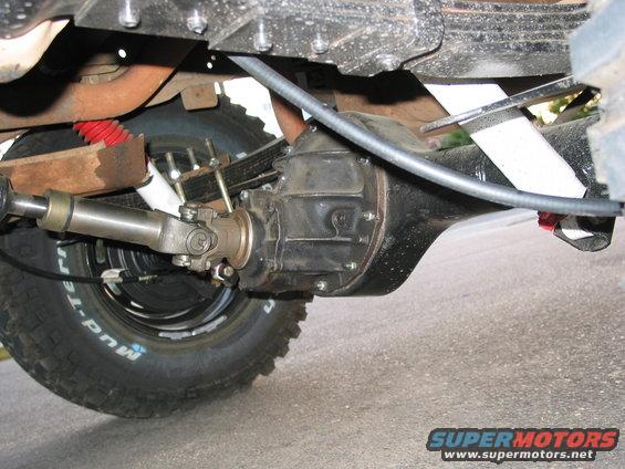 9" HD w/ Detroit locker & 4.10 gears