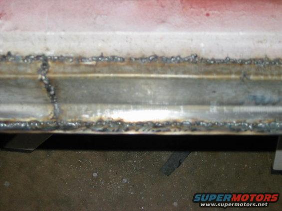 I made 3 pieces to go along the bottom. I used tools in a machine shop to make them perfect. 