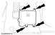 1999 Ford Contour - Blend door motor screws.