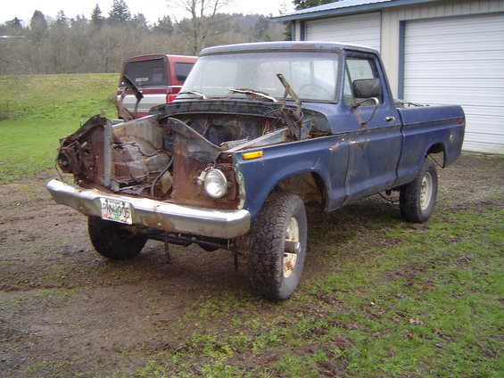 Ugly truck we picked up for parts