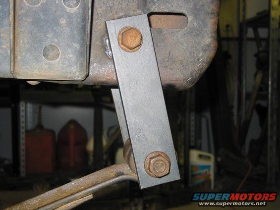 frontshackleunfinished.jpg These will get nice rounded ends and paint when everything is finished. Length is 6" center-to-center.