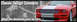 2000 Ford Mustang - Red Ford Mustang with white racing stripes, front quarter view, showing grille and hood scoop.
