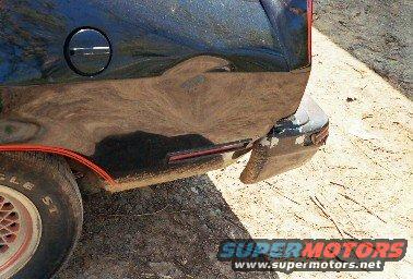 Driver side rear quarter