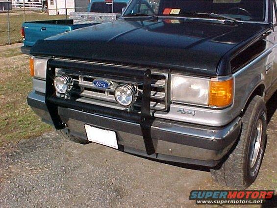 Installed a grille guard and two lights. 