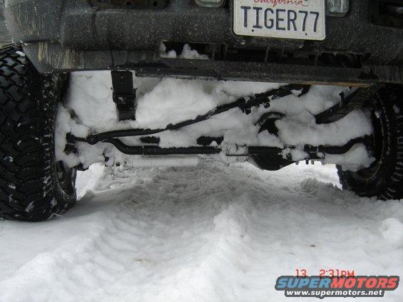 All the snow after we got him out