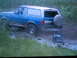 1996 Ford Bronco - it seemed like a good idea to tie a TV to the back of her and drive around through the mud.