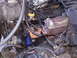 1985 Ford Bronco - Close-up view of a vehicle's engine bay, showing various components and wiring.