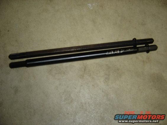 Look at the difference between the stock oil pump drive shaft and the ARP one.