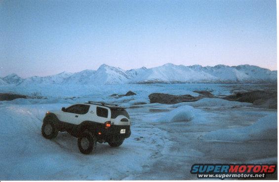 On an ice burg