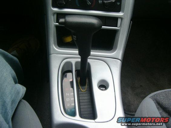 Automatic transmission shifter with P, R, N, D, 2, 1 indicators