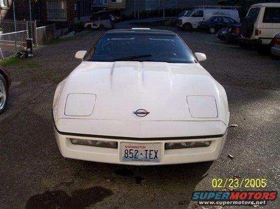 White 1994 Chevrolet Corvette front view