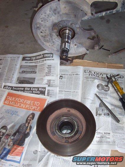 Axle Shaft / Unistalled Rotor
