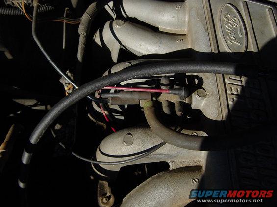 top down view of the manifold