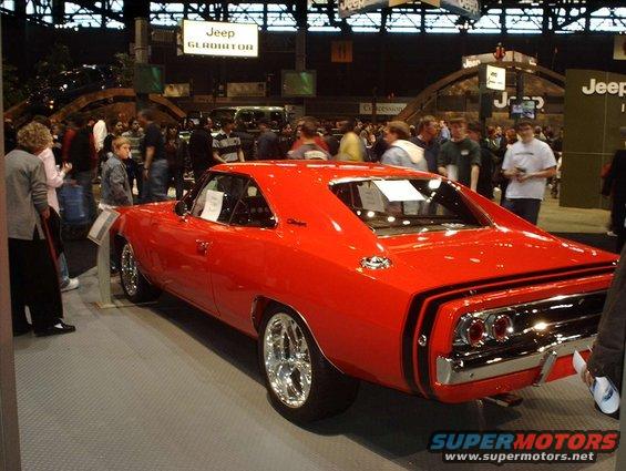 Intersting was the test rides in the backgound of this awsome Hemi Charger