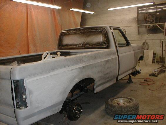 READY TO START SANDING FOR PAINT